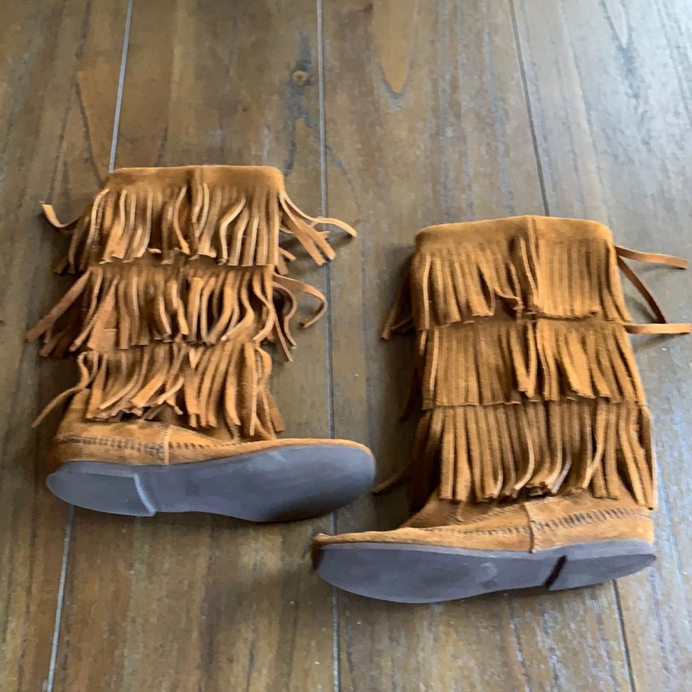 Minnetonka 3-Layer Fringe Boots - image 3